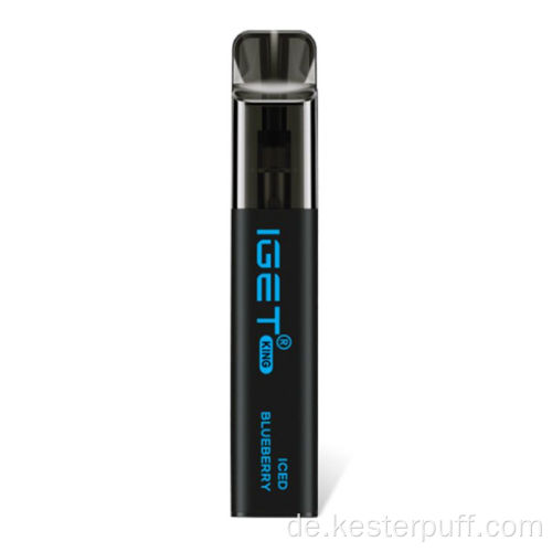 Original Iget King Disposable Vape Device Cooler Pfirsich